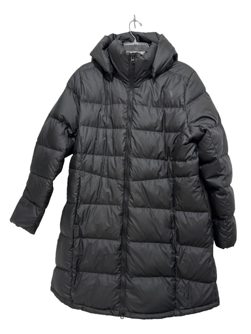 THE NORTH FACE Black Metropolis Down Parka Puffer Jacket Detachable Hood Size 1X